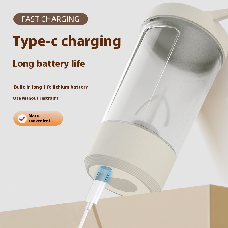 USB-C fast charging on the STIRRA shaker bottle
