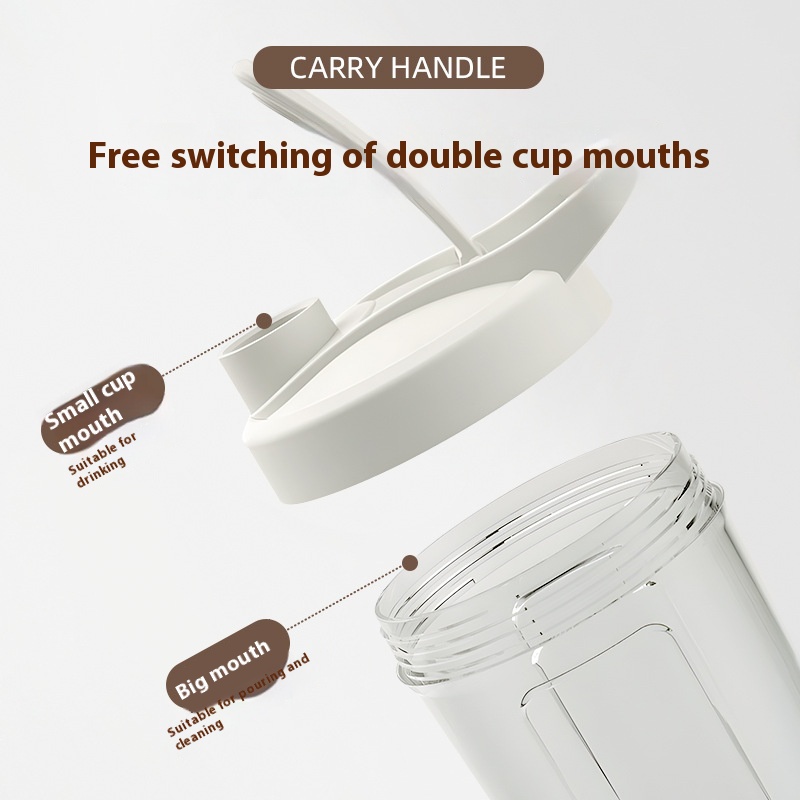 STIRRA carry handle and dual cup-mouth design